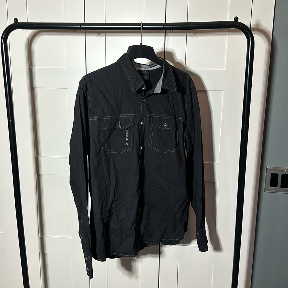 Black Mountain Long Sleeve Button Up